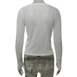 Cárdigan <span class=keywords><strong>de</strong></span> punto calado para mujer, estilo casual, fino, con lazo, para verano, ¡Gran oferta! - Product Image 5