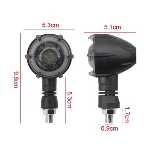 1 paire <span class=keywords><strong>de</strong></span> clignotants à LED DRL clignotants <span class=keywords><strong>de</strong></span> <span class=keywords><strong>moto</strong></span> clignotants clignotants clignotants rotatifs à flux lumineux <span class=keywords><strong>feux</strong></span> <span class=keywords><strong>de</strong></span> <span class=keywords><strong>jour</strong></span> universels - Product Image 6