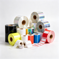 Autocollants imprimés sur mesure, tous types d'étiquettes adhésives, étiquettes laser en papier synthétique PET imperméable pour l'emballage