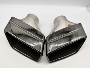 Tubo silenciador de punta de escape inoxidable cromado negro para 18-23 BMW 5 Series <span class=keywords><strong>G30</strong></span> G31 G38 525i 528i 530i 540i - Product Image 2