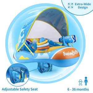 Flotteurs de piscine pour bébé Swimbobo, personnalisation, protection de l'environnement, tissu PVC, siège flottant pour enfant, flotteur <span class=keywords><strong>gonflable</strong></span> avec auvent - Product Image 5