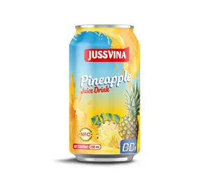 Jussvina Wholesale Fruits 24 Months Shelf Life Fruit Drink Type Bottle Box PackingTropical Drink Pineapple Juice From Vietnam