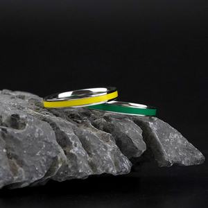 แหวนสปินเนอร์สแตนเลสสตีลเรืองแสงสำหรับผู้ชาย แหวนไทเทเนียมลดความวิตกกังวล ของขวัญเครื่องประดับสำหรับผู้หญิง - Product Image 3