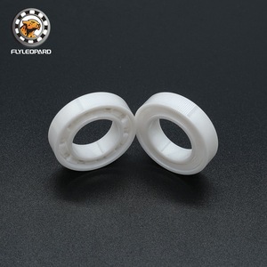 Roulements à billes à gorge profonde en céramique Flyleopard 10x22x6mm en oxyde de zircone sans étanchéité, simple rangée, métriques - Product Image 1