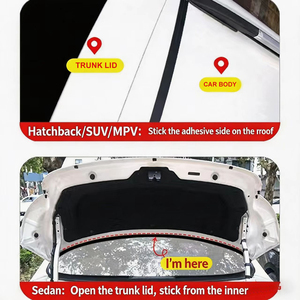Guarnizione in Gomma per Portiere Auto, Autoadesiva, Forma Personalizzata, EPDM, Impermeabile, Tagliabile e Saldabile, Nera, Alta Prestazione, Marca Heke - Product Image 2