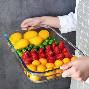 Plateau de cuisson domestique <span class=keywords><strong>en</strong></span> <span class=keywords><strong>verre</strong></span> résistant à la chaleur Four à micro-ondes Navire de chauffage spécialisé <span class=keywords><strong>Plat</strong></span> <span class=keywords><strong>rectangulaire</strong></span> à haute teneur <span class=keywords><strong>en</strong></span> borosilicate - Product Image 6