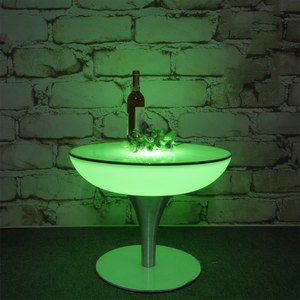 Đương Đại nhựa <span class=keywords><strong>Glow</strong></span> Bàn cà phê đa năng cho nhà Bar tiệc cưới ngoài trời trung tâm khách sạn Công viên rượu vang hầm ăn uống hiện đại - Product Image 6