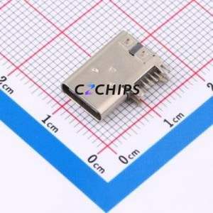 HX TYPE-C 14P-C DIP USB Connector Through hole Component (THT) Connector Type-C Female Side Insert 14P - Product Image 1