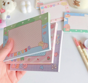 Nhà Máy Tùy Chỉnh Bán Buôn Ghi Chú Dính Văn Phòng Học Quà Tặng Cá Nhân Hàn Quốc Ins Phong Cách Tự Làm Kích Thước 3x5 Inch Memo Pads - Product Image 3