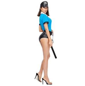 Femmes Officier Cosplay <span class=keywords><strong>Sexy</strong></span> Marine Jumpsuit Avec Chapeau <span class=keywords><strong>Costume</strong></span> Halloween Fille Police <span class=keywords><strong>Costume</strong></span> - Product Image 6