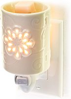 Lampe chauffe-huile électrique en céramique Xiamen Scent-Sational, mosaïque, à brancher, 120V, brûleur d'arômes, lampe de table pour intérieur