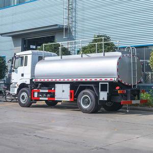 Shacman truk Tanker aluminium 20 galon 10-kubik 4x2 6x4 digunakan untuk susu segar - Product Image 6