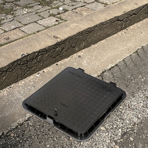 ฝาปิดท่อพีวีซีสำหรับงานหนัก24x24นิ้วฝาพลาสติกสีดำหนา45มม. สำหรับใช้ในอุตสาหกรรมสำหรับระบายน้ำและใช้ประโยชน์ - Product Image 5