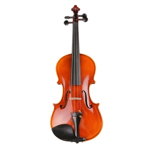 Violon 4/4 complet en érable mat/noir brillant avec touche en ébène, en stock, pour débutants, vente en gros - Product Image 5