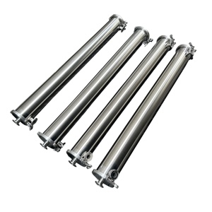 Boîtier de membrane RO en <span class=keywords><strong>acier</strong></span> inoxydable de qualité alimentaire HUAMO 4040, sanitaire SUS304/316L, poli miroir, 400 PSI, <span class=keywords><strong>traitement</strong></span> de l'eau sous pression - Product Image 3