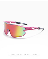 2025 unisexe à la mode cyclisme lunettes de soleil bleu argent lentilles sport lunettes course pêche équitation hommes femmes enfants rouge lentille couleur