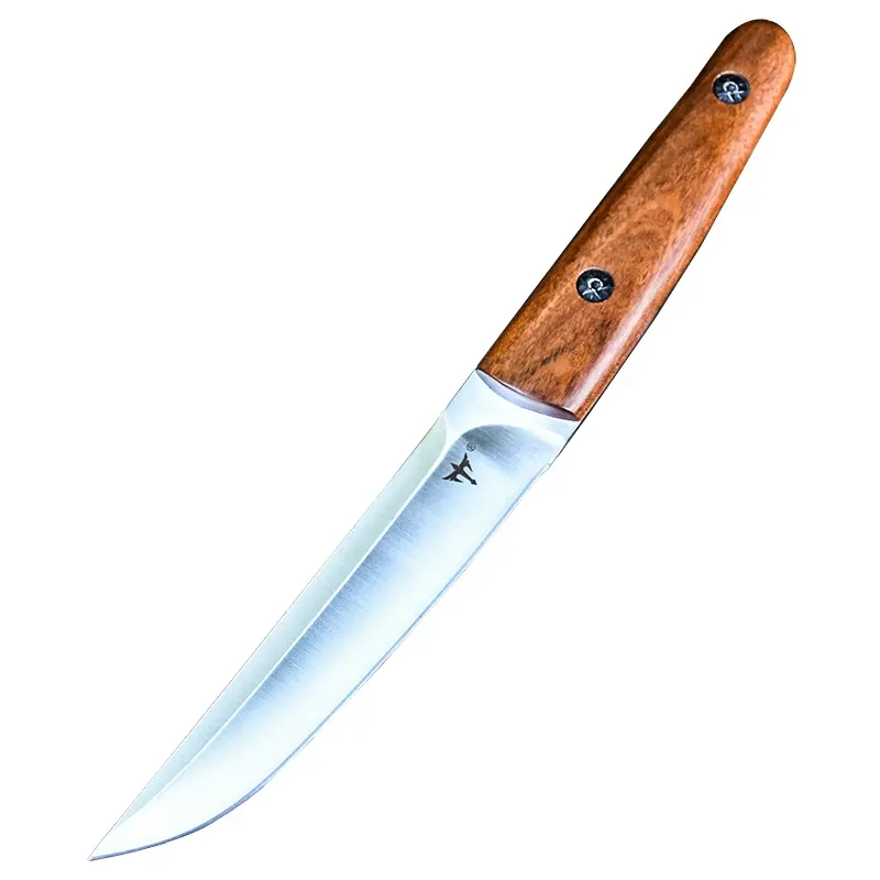 En iyi toptan kesme aletleri çin sabit bıçak avcılık bıçaklar açık zanaat ahşap saplı kesme aletleri düz bıçaklar