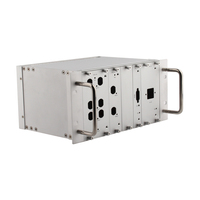 Boîtier de contrôle industriel en alliage d'aluminium 3U, 19 pouces, IP54, argent, personnalisable, pour montage en rack, pour usage électrique industriel