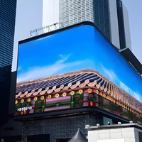 Écran d'affichage LED pour publicité extérieure, panneau d'affichage LED P8, couleur pleine, économie d'énergie, haute luminosité, mur LED sans soudure