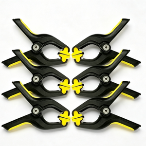 <span class=keywords><strong>Pince</strong></span> à ressort à <span class=keywords><strong>grande</strong></span> <span class=keywords><strong>ouverture</strong></span> en forme de A, pinces à serrage rapide en plastique résistant à l'usure pour le travail du bois, la construction de maquettes et la réparation à domicile - Product Image 1
