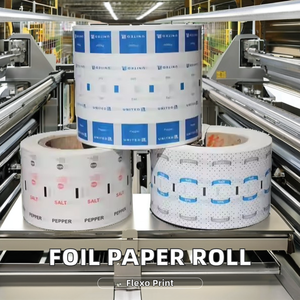 ถุงกระดาษประกอบด้วยอลูมิเนียมฟอยล์สำหรับบรรจุอาหารที่ใช้ในถุงกระดาษและแผ่นรองแอลกอฮอล์เปียก - Product Image 3