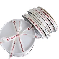 Ruban en polyester côtelé de 1,5 cm, modèle 7k642, fabrication chinoise, vente en gros, fournitures de pâtisserie, emballage pour la décoration de gâteaux, directement de l'usine