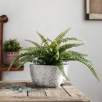 Vente en gros de pots de plantes en forme de cœur fabriqués à la main pots de plantes succulentes en ciment pot de cactus en argile pour la décoration intérieure