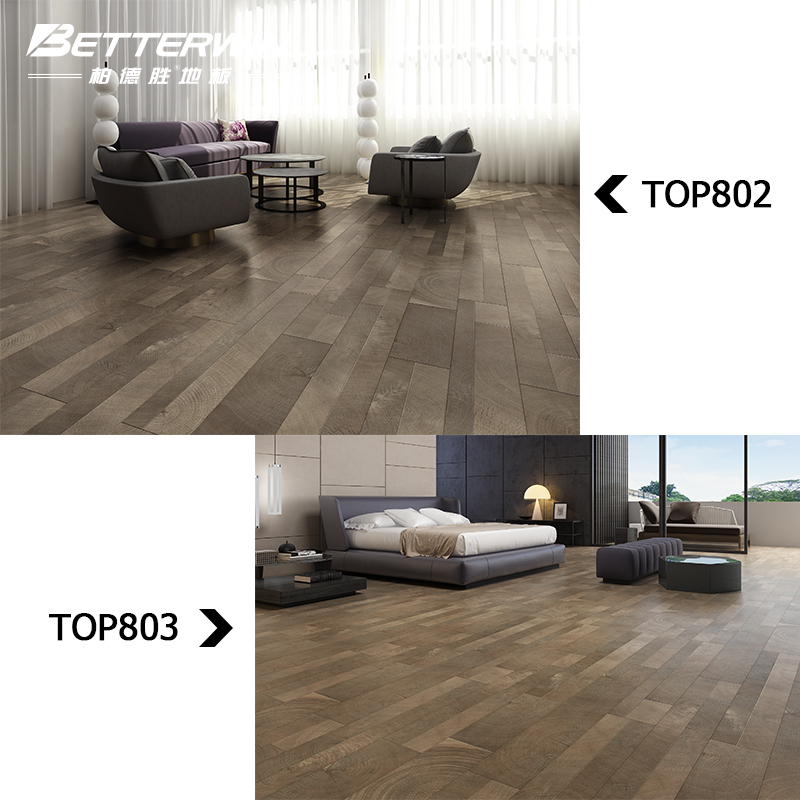 Múltiple de diseños matt pintado U-Ranura de madera laminado