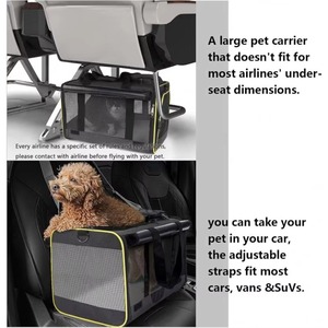 Free sample Dog <b>Carrier</b> for <b>Pets</b> Up to 16 Lbs, Soft-Sided Cat Bag Animal <b>Carriers</b> Travel Puppy Carry As a <b>Toy</b> of Fabric <b>Pet</b> - Product Image 2