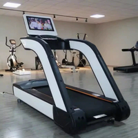 Caminadora Comercial de Lujo ZY con Pantalla Táctil Android de 21.5 Pulgadas, Máquina para Correr Motorizada de Alta Resistencia para Uso Profesional en Gimnasios