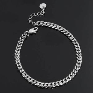 Chaîne de <span class=keywords><strong>cheville</strong></span> vintage à maillons cubains, style bohème, plaquée or 18 carats, en <span class=keywords><strong>acier</strong></span> inoxydable, accessoire de plage pour femmes et filles - Product Image 5