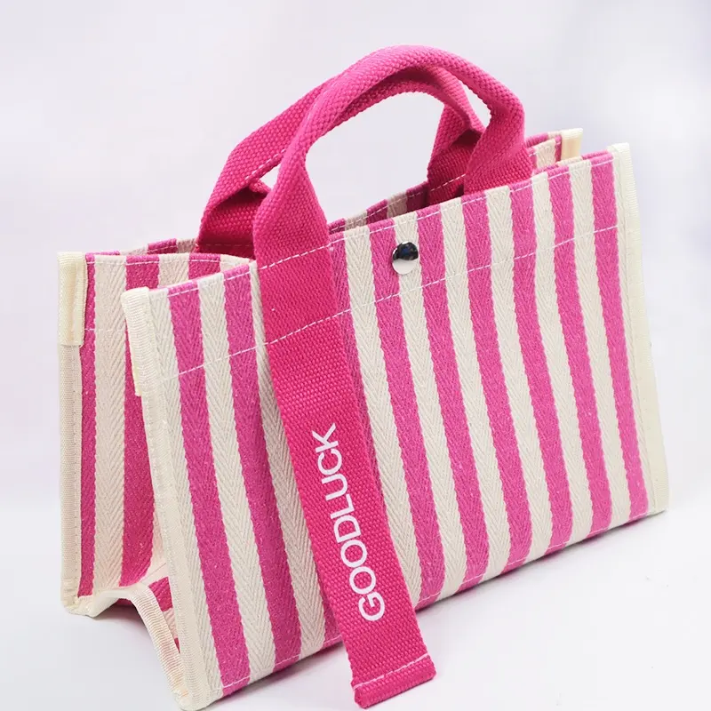 Individuell bedrucktes LOGO Leinwandtaschen Baumwoll-Leinwand-Tote-Tasche Einkaufstasche für Damen