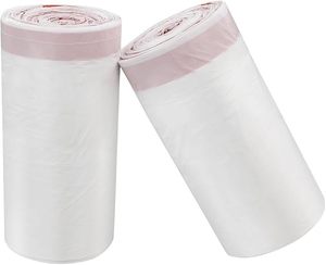 Bolsa de Basura Blanca de Material LDPE, Termosellada, Desechable, para Residuos Domésticos, 30-33 Galones - Product Image 1