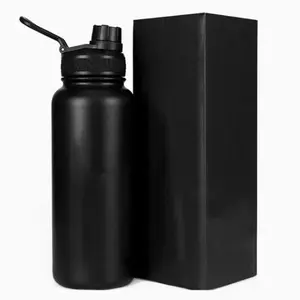 Низкая цена от поставщика, оптовая продажа, Спортивная стальная бутылка для воды с пользовательским логотипом, любой стиль