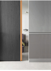 Slotted Concealed Pull Handle for Cabinet Kitchen <b>Doors</b>-Built-in Invisible Installation Aluminum Alloy Modern Design Hotel Use - Product Image 6