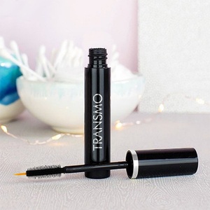 Tube de mascara en plastique transparent de 5 ml, emballage vide noir pour mascara, applicateur pour sérum pour cils, usage cosmétique industriel - Product Image 1
