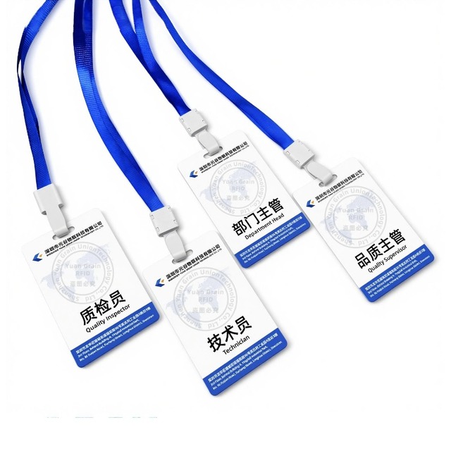 Plastic RFID NFC Access Control Cards Mini Tag Photo ID Student/Employee Business Cards Payment Hanging PVC Waterproof Hotel
