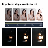 Projecteur LED Fresnel professionnel JIXIO 200W zoomable, rendu des couleurs élevé Ra97, température de couleur bicolore réglable 2700K-6500K, DMX
