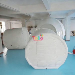 Carpa Burbuja Inflable Transparente de PVC Personalizada de Fábrica, 5m, con Diseño de Cielo Estrellado, para <span class=keywords><strong>Hotel</strong></span>, Camping, Uso en Exteriores, con Accesorio de Soplador, para la Playa - Product Image 4