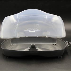 <b>PP</b> Plastic Storage Box For Diving Goggles Grey Rectangle 1-3L Transparent Standing Type B57 - Product Image 1