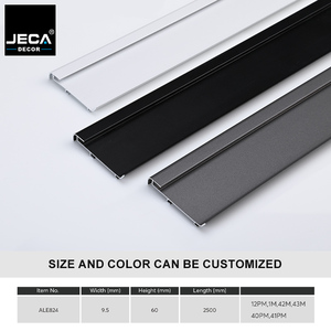 Échantillon gratuit JECA - Plinthe en aluminium à clipser |   Plinthe en aluminium 6063-T5 sans colle |   Installation facile et directement de l'usine - Product Image 4