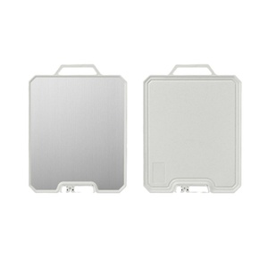 Tagliere multifunzione in acciaio inossidabile biadesivo bianco latte - Product Image 5