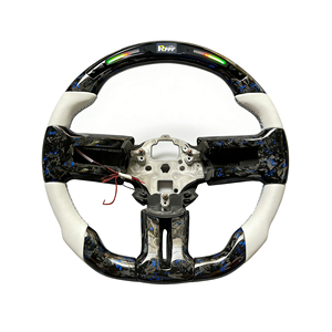 Pièces automobiles personnalisées RPPF, style sportif, volant en fibre de carbone forgée à LED pour Ford Mustang 2010-2014 - Product Image 1