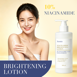 Loción Blanqueadora e Iluminadora con 10% de Niacinamida y Ácido Hialurónico de Marca Privada para el Cuerpo, Tono Desigual, Manchas Oscuras, Unifica el Tono de la Piel, OEM - Product Image 1