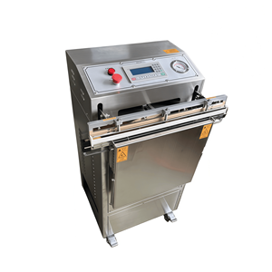 Scelleuse <span class=keywords><strong>sous</strong></span> <span class=keywords><strong>vide</strong></span> automatique à pompage externe électrique en acier inoxydable 304 de haute qualité 600A, scellage pneumatique par descente pour papier - Product Image 2