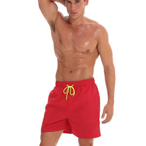 กางเกงขาสั้นชายหาดแบบลำลองสำหรับผู้ชายกางเกงขาสั้นซับเหงื่อแบบสี่ทิศทางกางเกงขาสั้นยาวถึงเข่าเอวปานกลางทำจากโพลีเอสเตอร์ออกแบบได้ตามต้องการสำหรับฤดูร้อน - Product Image 1