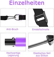 Entraîneur de Yoga Portable, Kit de barre de Pilates, exercice de Fitness, bâton de Pilates réglable, bande de résistance avec sangle de pied