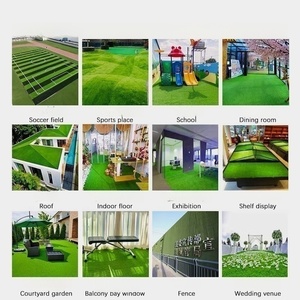 Cao cấp tổng hợp Turf cảnh quan nhân tạo cỏ tự nhiên mùa thu cỏ Thảm vườn mô phỏng nhân tạo Turf - Product Image 6