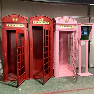 Cabine téléphonique blanche avec livre d'or audio, téléphone londonien, cabine téléphonique pour mariage, décoration d'événements de mariage - Product Image 4