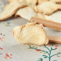 Vente en gros de tranches de gingembre séché de haute qualité Gan jiang en vrac déshydraté AD
